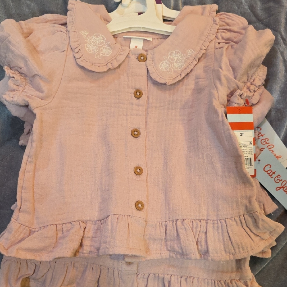 Cat & Jack Light Pink Ruffled Dress
